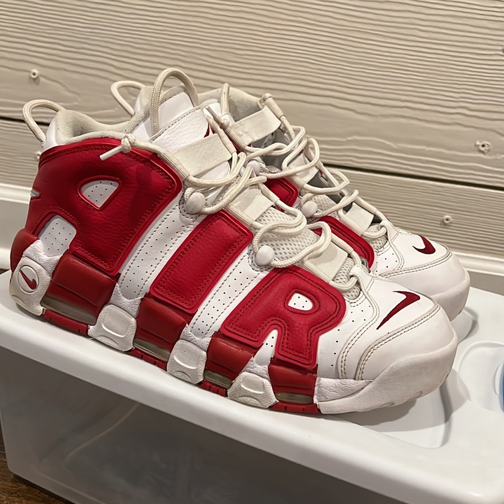 Air More Uptempo 'White Red'